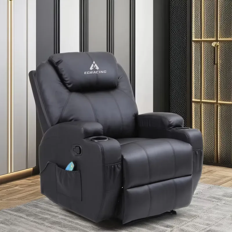 Home Cinema Room - Moderner Einzel-Relaxsessel aus Kunstleder, ausziehbar, mit